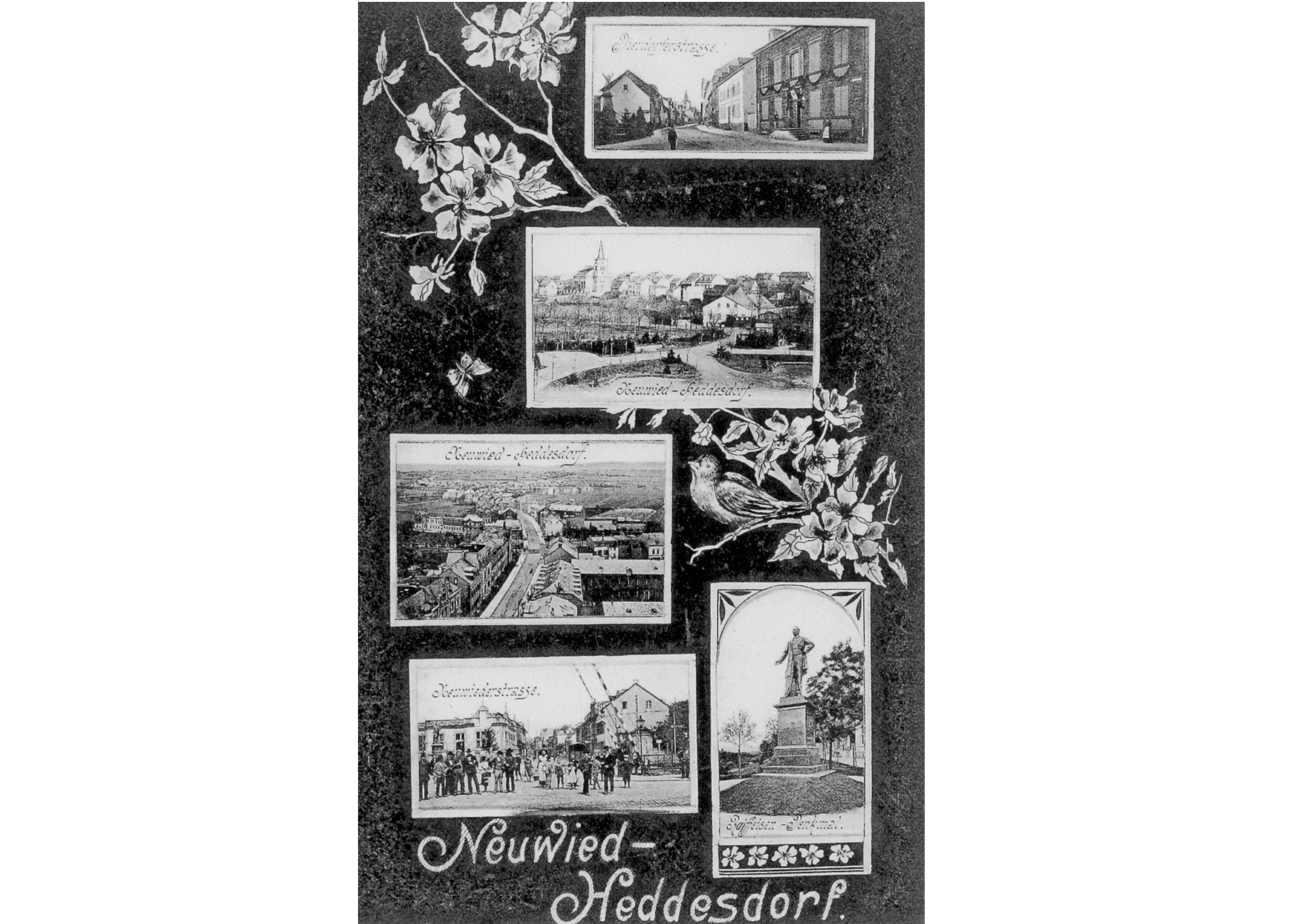 1903: Postkarte von Heddesdorf.